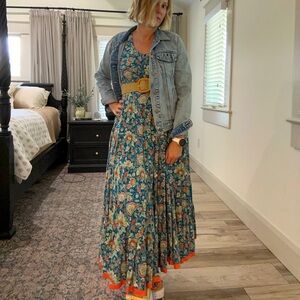 Soft Surroundings Floral Maxi Dress